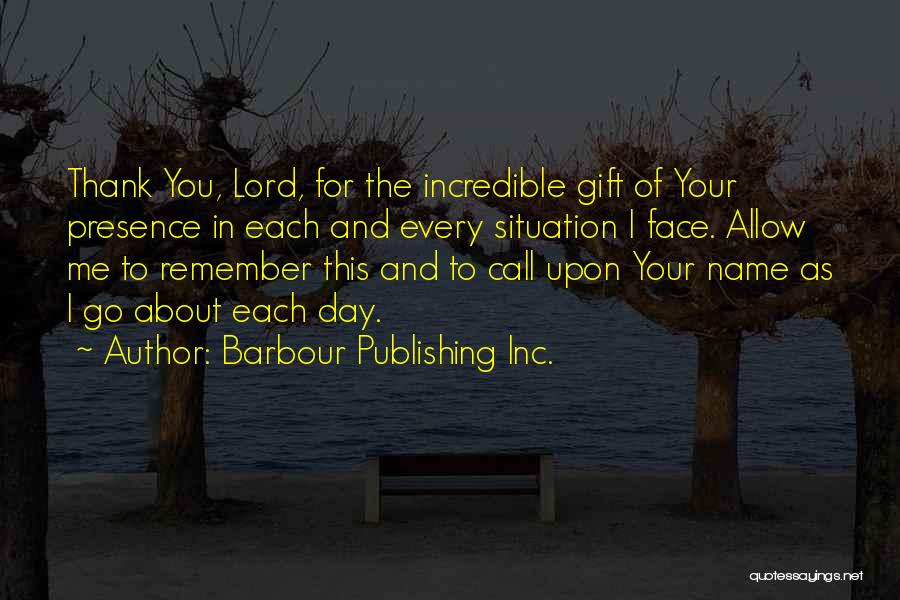 Thank You For The Gift Quotes By Barbour Publishing Inc.