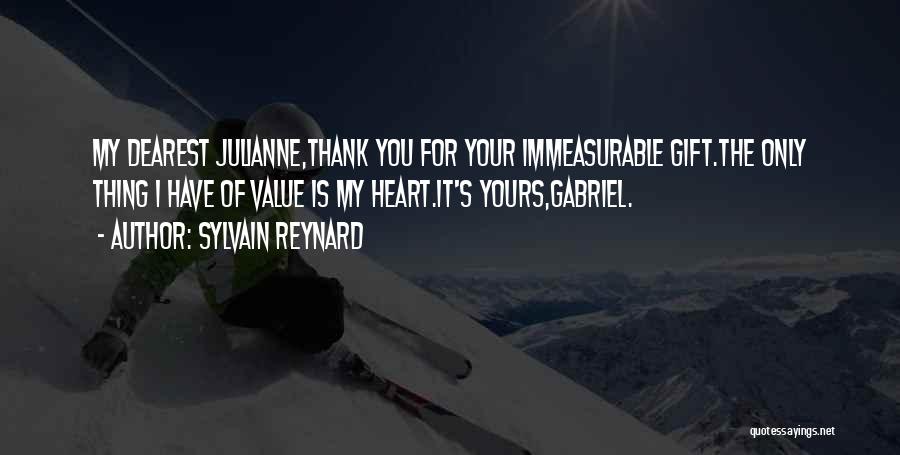 Thank You For The Gift Quotes By Sylvain Reynard