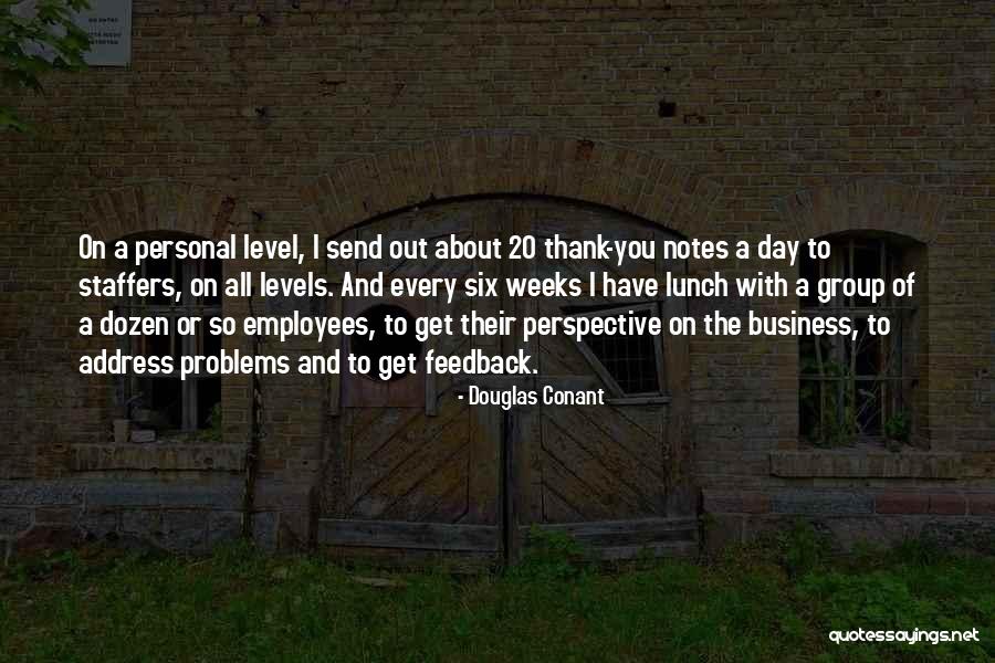 Thank You For You Business Quotes By Douglas Conant