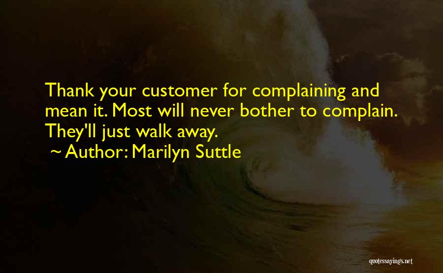 Thank You For You Business Quotes By Marilyn Suttle