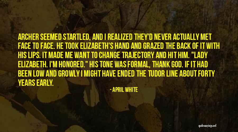 Thank You Formal Quotes By April White