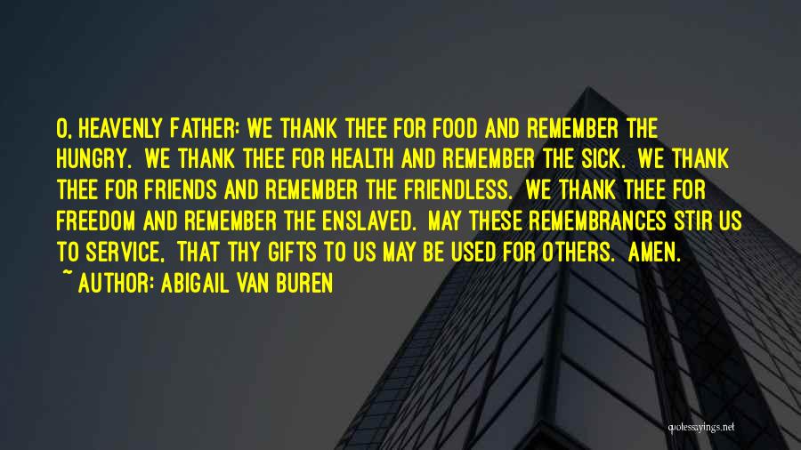 Thank You Gifts Quotes By Abigail Van Buren