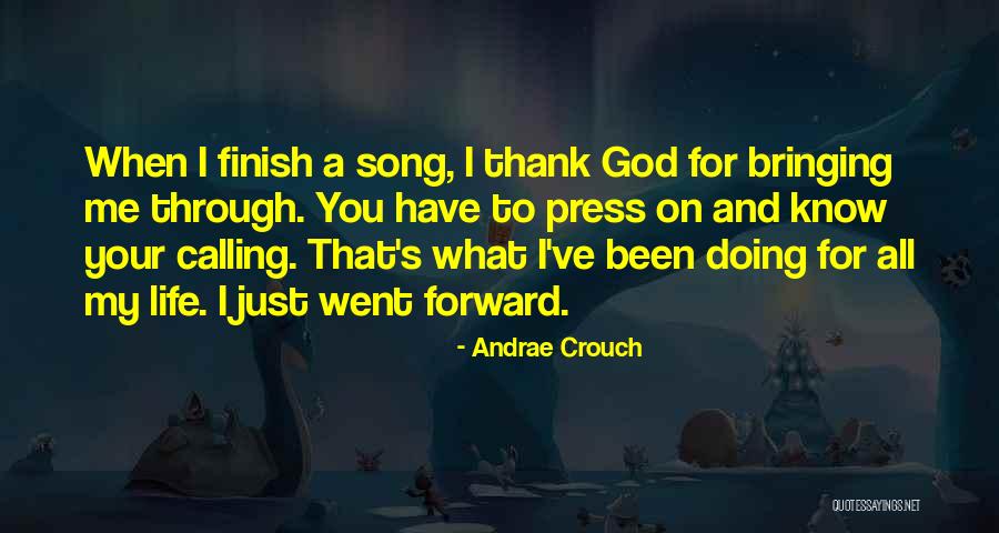 Thank You God Quotes By Andrae Crouch Thank You God Quotes By Andrae Crouch