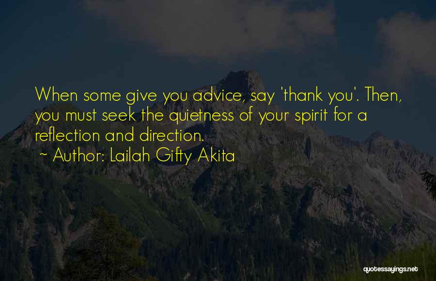 Thank You Guidance Quotes By Lailah Gifty Akita