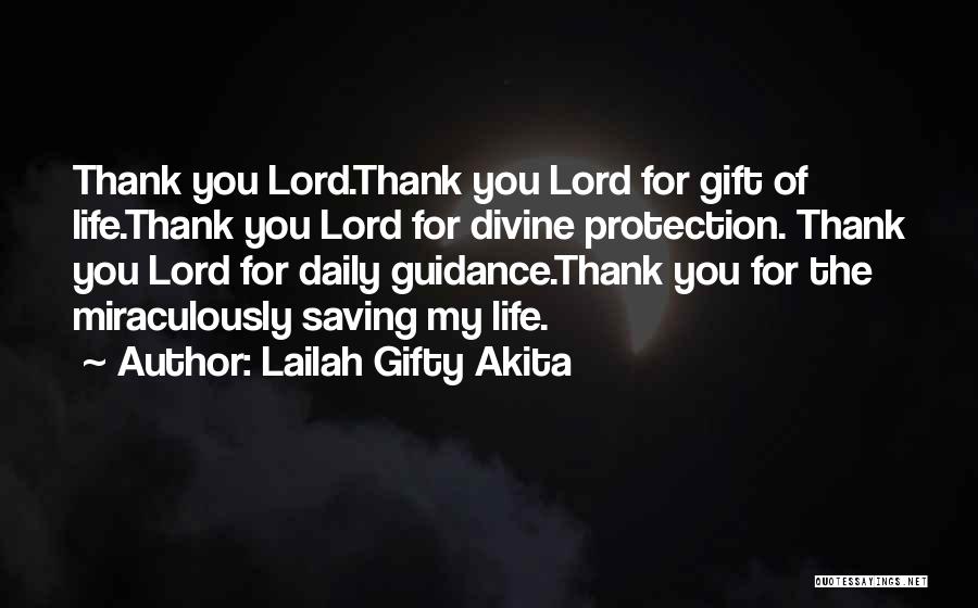 Thank You Guidance Quotes By Lailah Gifty Akita
