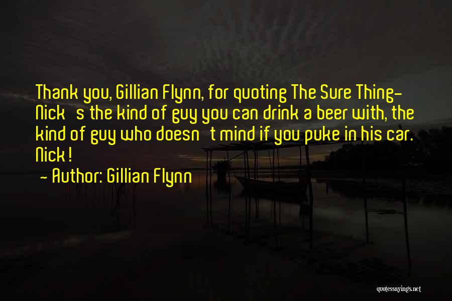 Thank You In Quotes By Gillian Flynn