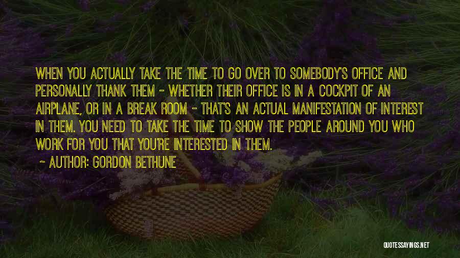 Thank You In Quotes By Gordon Bethune