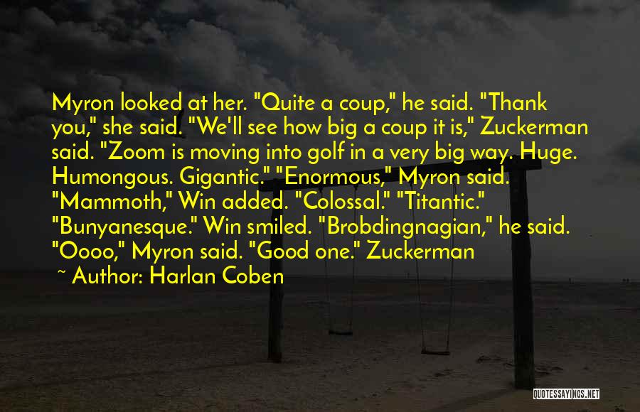 Thank You In Quotes By Harlan Coben