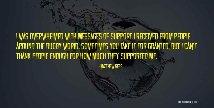 Thank You Is Not Enough Quotes By Matthew Rees Thank You Is Not Enough Quotes By Matthew Rees