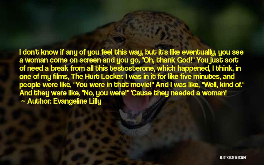 Thank You Kind Quotes By Evangeline Lilly