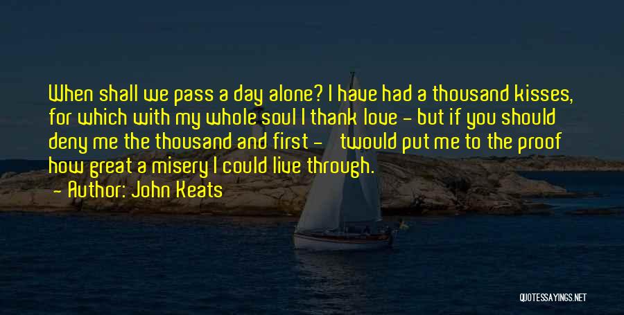 Thank You Letters And Quotes By John Keats