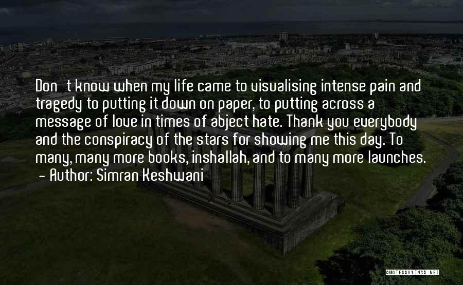 Thank You Love Quotes By Simran Keshwani