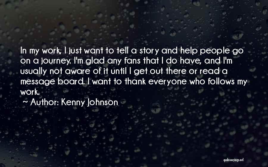 Thank You Message Quotes By Kenny Johnson