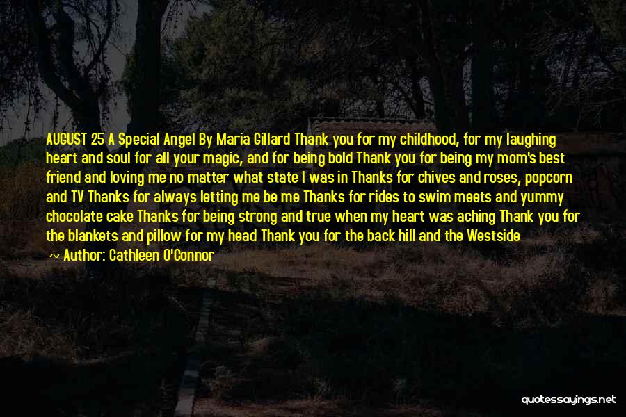 Thank You My Angel Quotes By Cathleen O'Connor