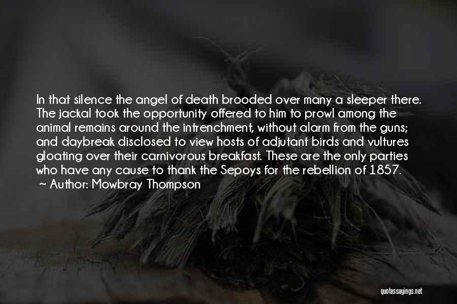 Thank You My Angel Quotes By Mowbray Thompson