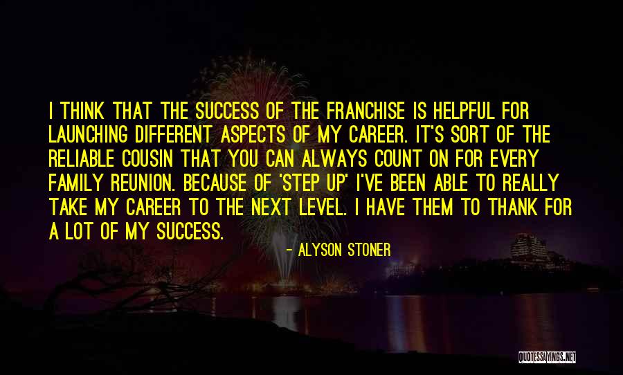 Thank You My Family Quotes By Alyson Stoner