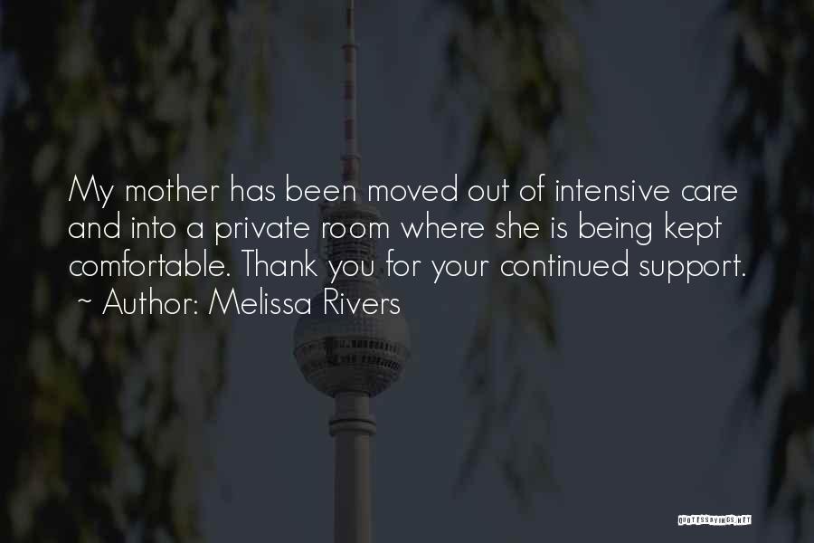 Thank You My Mother Quotes By Melissa Rivers