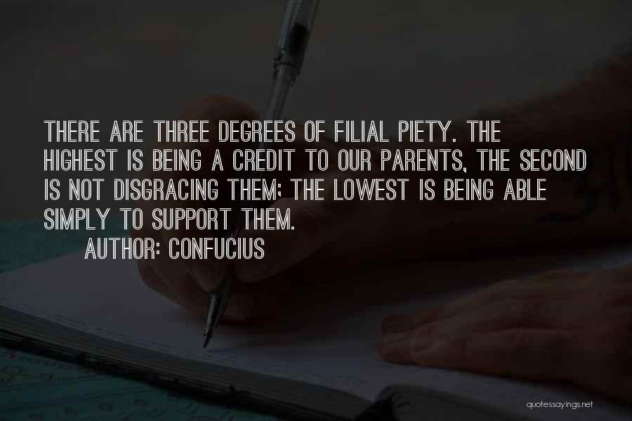 Thank You Parents Quotes By Confucius