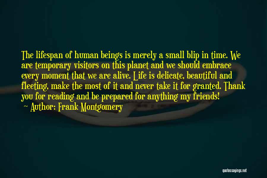 Thank You Quotes By Frank Montgomery