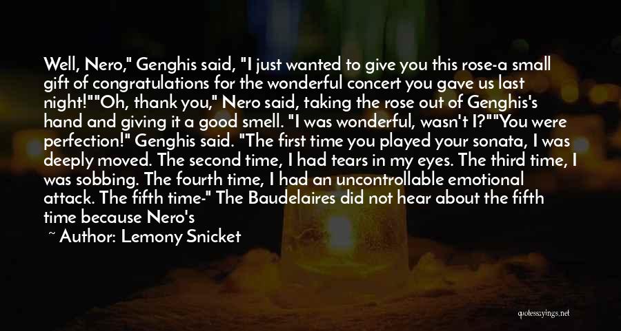 Thank You Quotes By Lemony Snicket