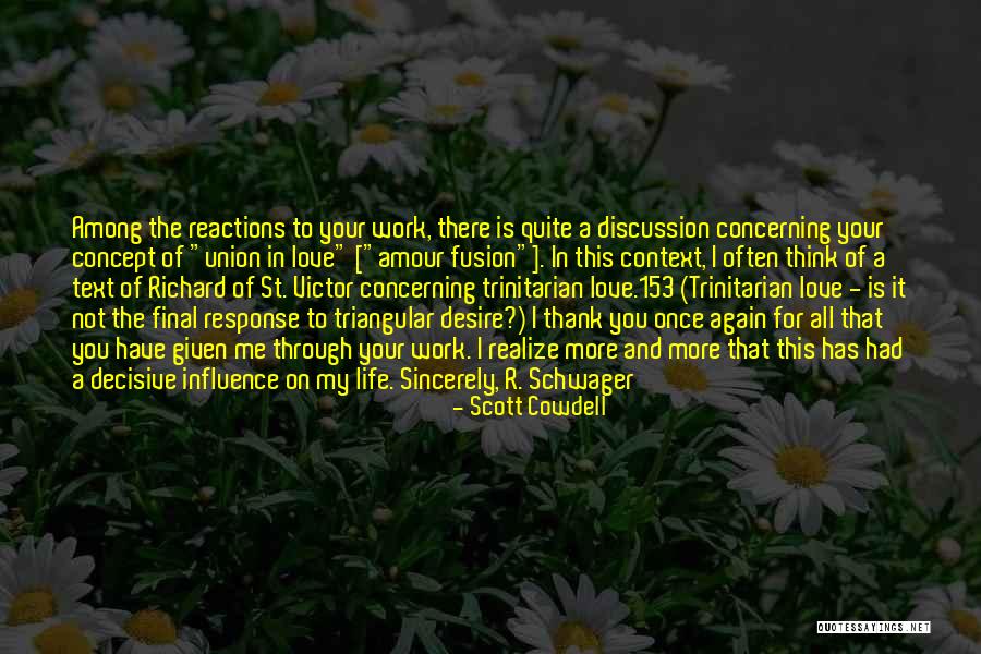 Thank You Sincerely Quotes By Scott Cowdell Thank You Sincerely Quotes By Scott Cowdell