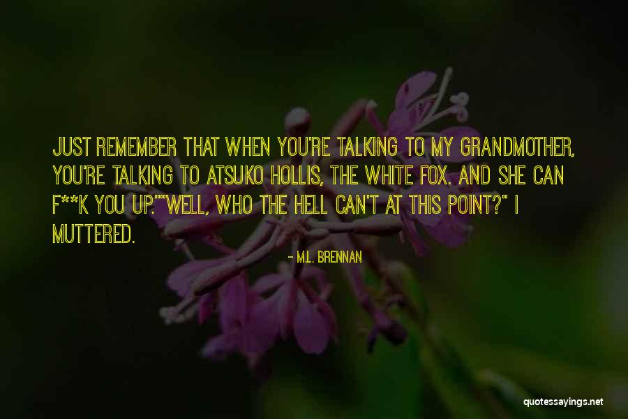 Thank You Sponsorship Quotes By M.L. Brennan Thank You Sponsorship Quotes By M.L. Brennan