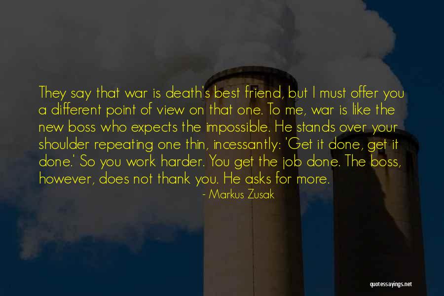 Thank You To A Friend Quotes By Markus Zusak Thank You To A Friend Quotes By Markus Zusak
