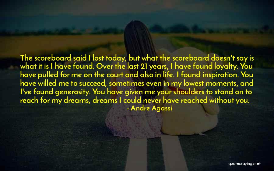 Thank You Today Quotes By Andre Agassi