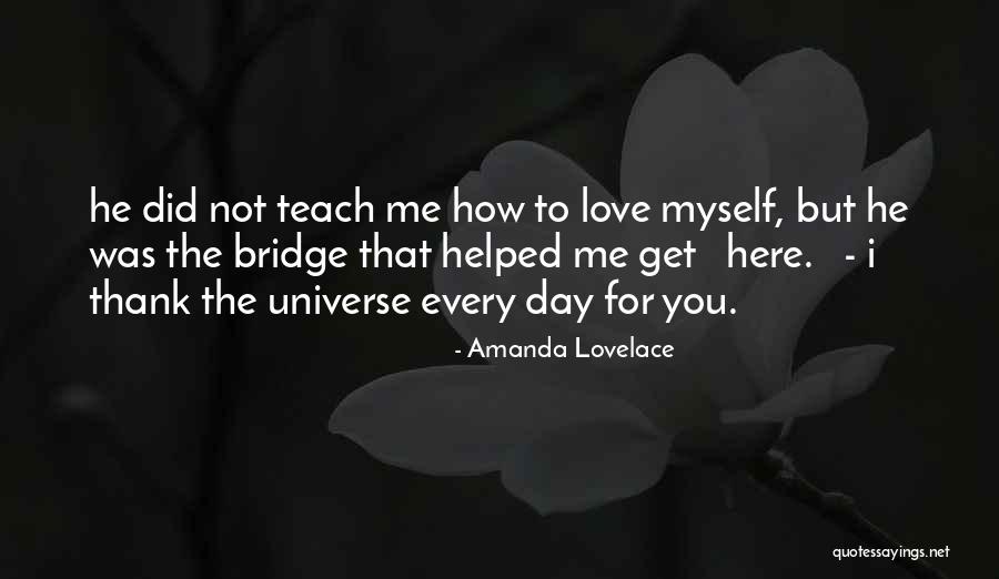 Thank You Universe Quotes By Amanda Lovelace