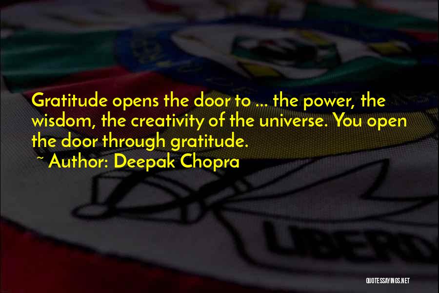 Thank You Universe Quotes By Deepak Chopra