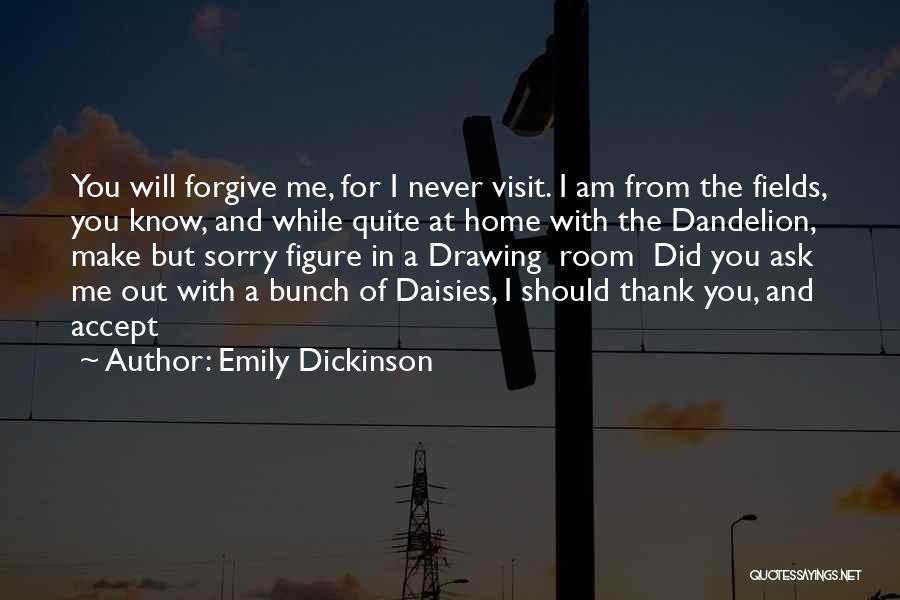 Thank You Visit Quotes By Emily Dickinson