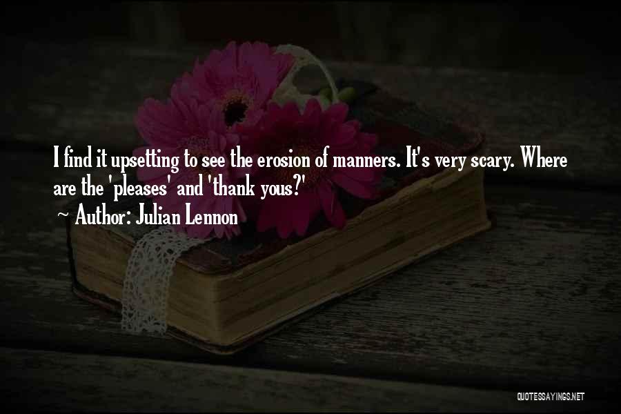 Thank Yous Quotes By Julian Lennon