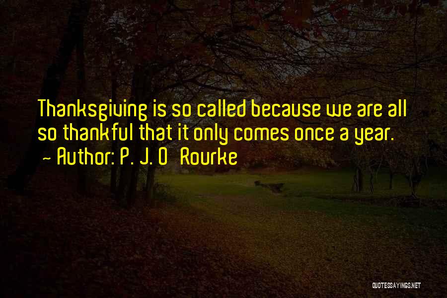 Thankful For Family Quotes By P. J. O'Rourke