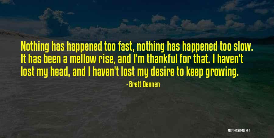 Thankful Quotes By Brett Dennen