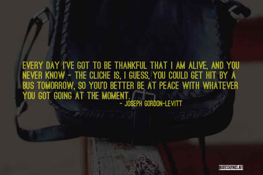 Thankful Quotes By Joseph Gordon-Levitt Thankful Quotes By Joseph Gordon-Levitt