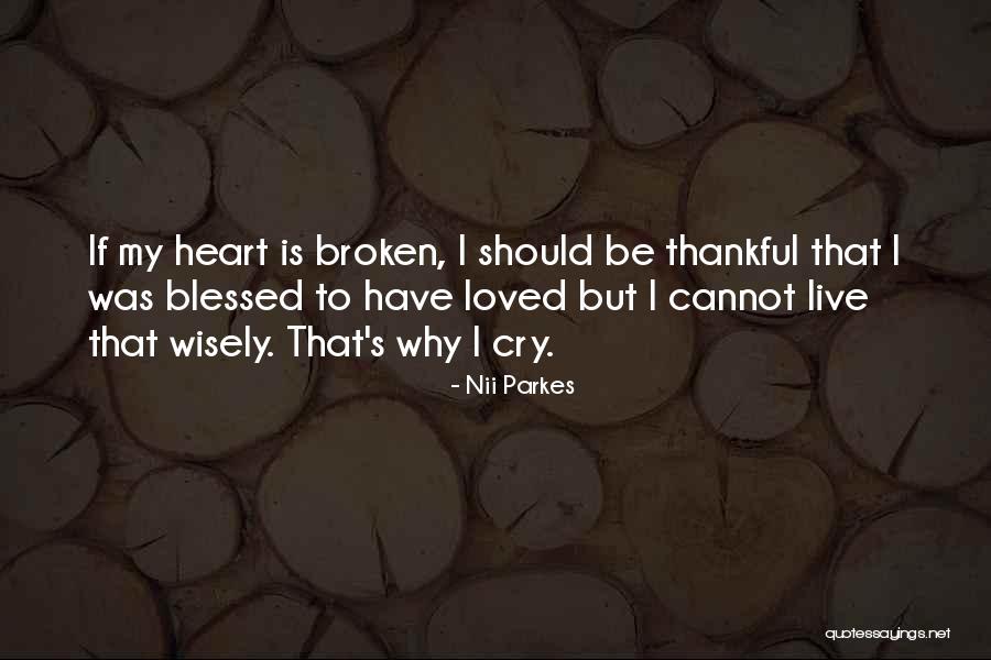 Thankful Quotes By Nii Parkes