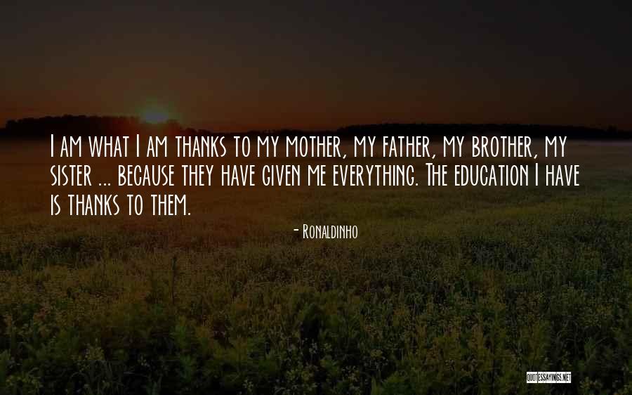 Thankful Quotes By Ronaldinho