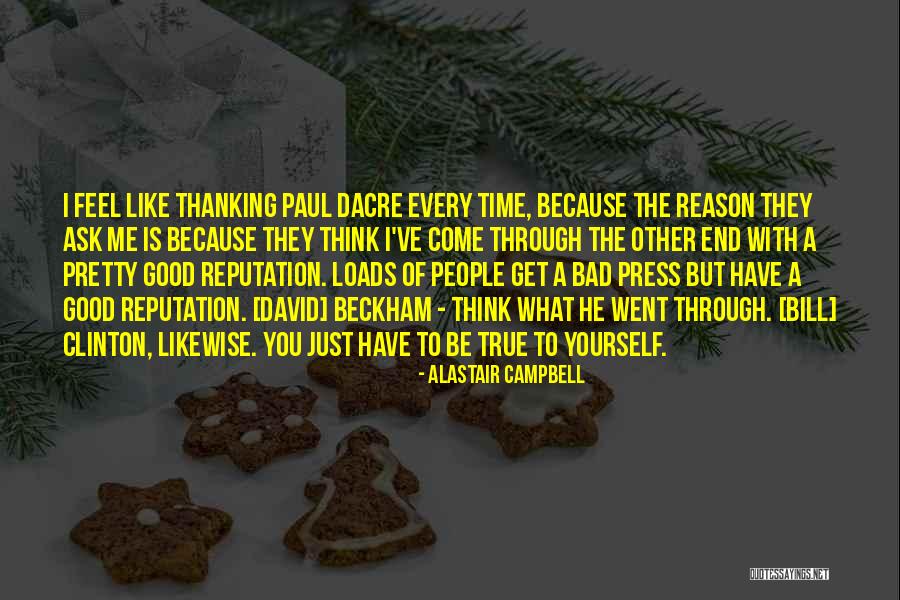 Thanking Yourself Quotes By Alastair Campbell Thanking Yourself Quotes By Alastair Campbell
