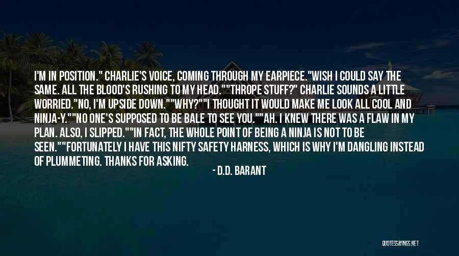 Thanks For Being There Quotes By D.D. Barant