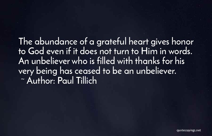Thanks For Being There Quotes By Paul Tillich