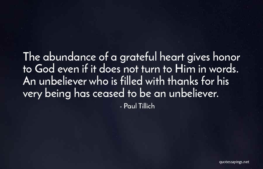 Thanks For Being There Quotes By Paul Tillich