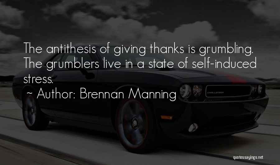 Thanks For Giving Me Quotes By Brennan Manning