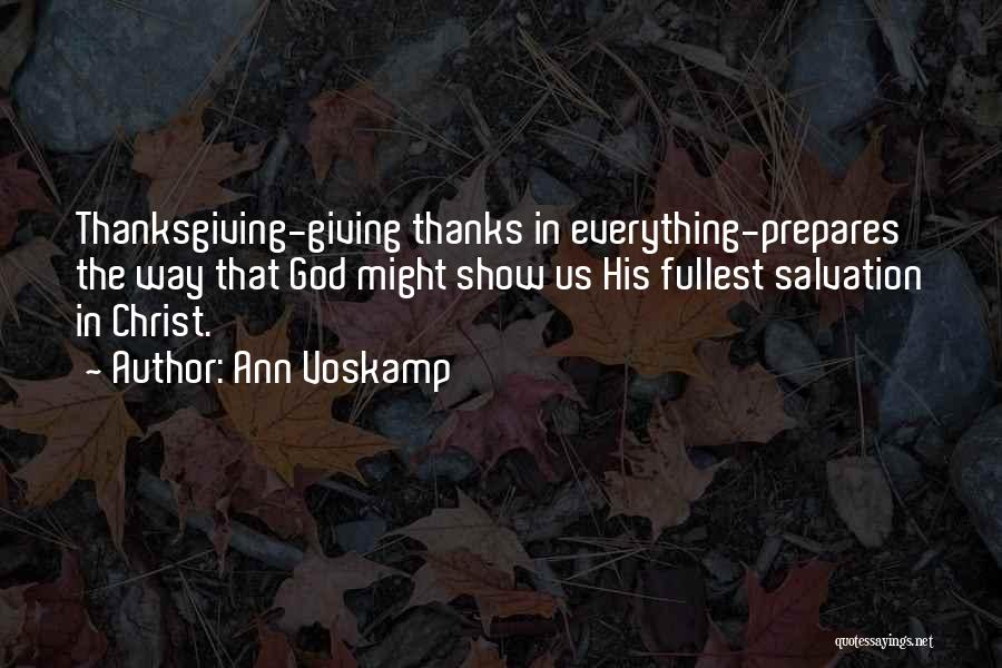 Thanks God For Everything Quotes By Ann Voskamp