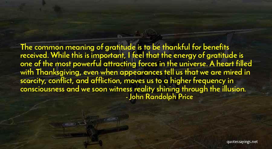 Thanksgiving And Gratitude Quotes By John Randolph Price