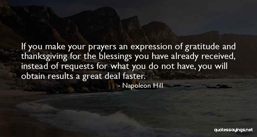 Thanksgiving And Gratitude Quotes By Napoleon Hill