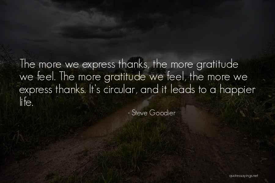 Thanksgiving And Gratitude Quotes By Steve Goodier