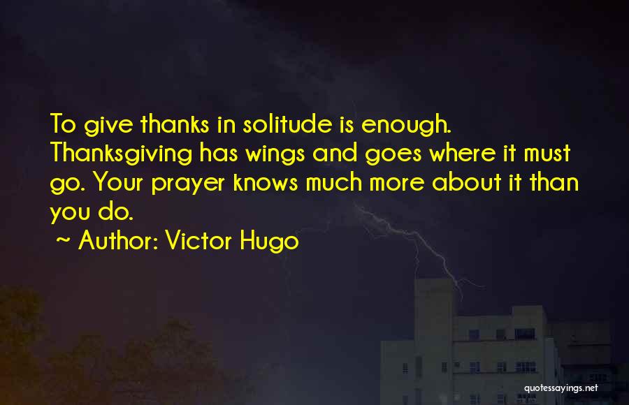 Thanksgiving Give Thanks Quotes By Victor Hugo