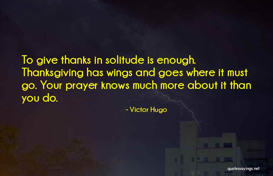 Thanksgiving Give Thanks Quotes By Victor Hugo