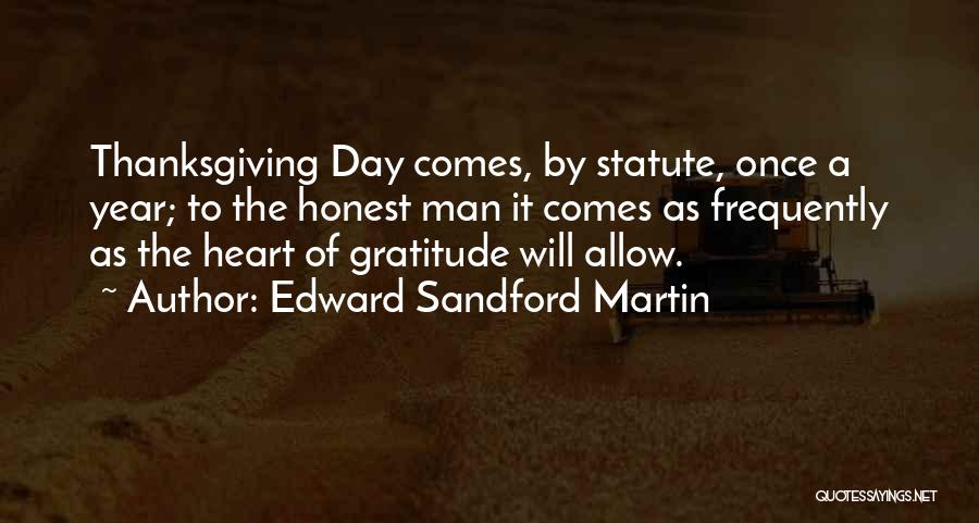 Thanksgiving Gratitude Quotes By Edward Sandford Martin