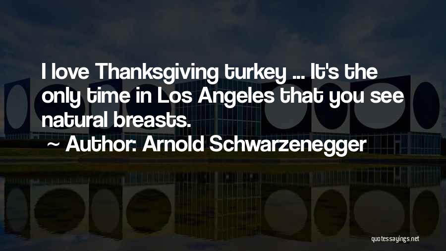 Thanksgiving Turkey Quotes By Arnold Schwarzenegger